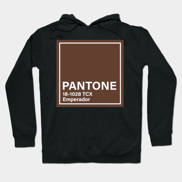 pantone 18-1028 TCX Emperador Hoodie by princessmi-com